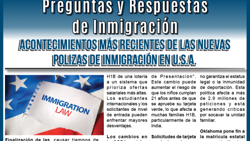 Preguntas y Respuestas de Inmigración Preguntas y Respuestas de Inmigración