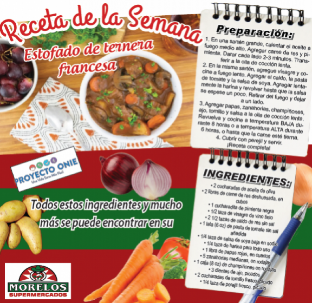 Receta de la Semana: Estofado de Ternera Francesa