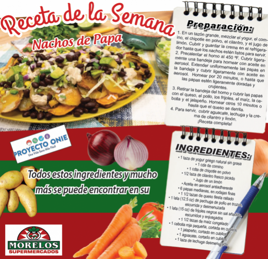 Receta de la Semana: Nachos de Papa