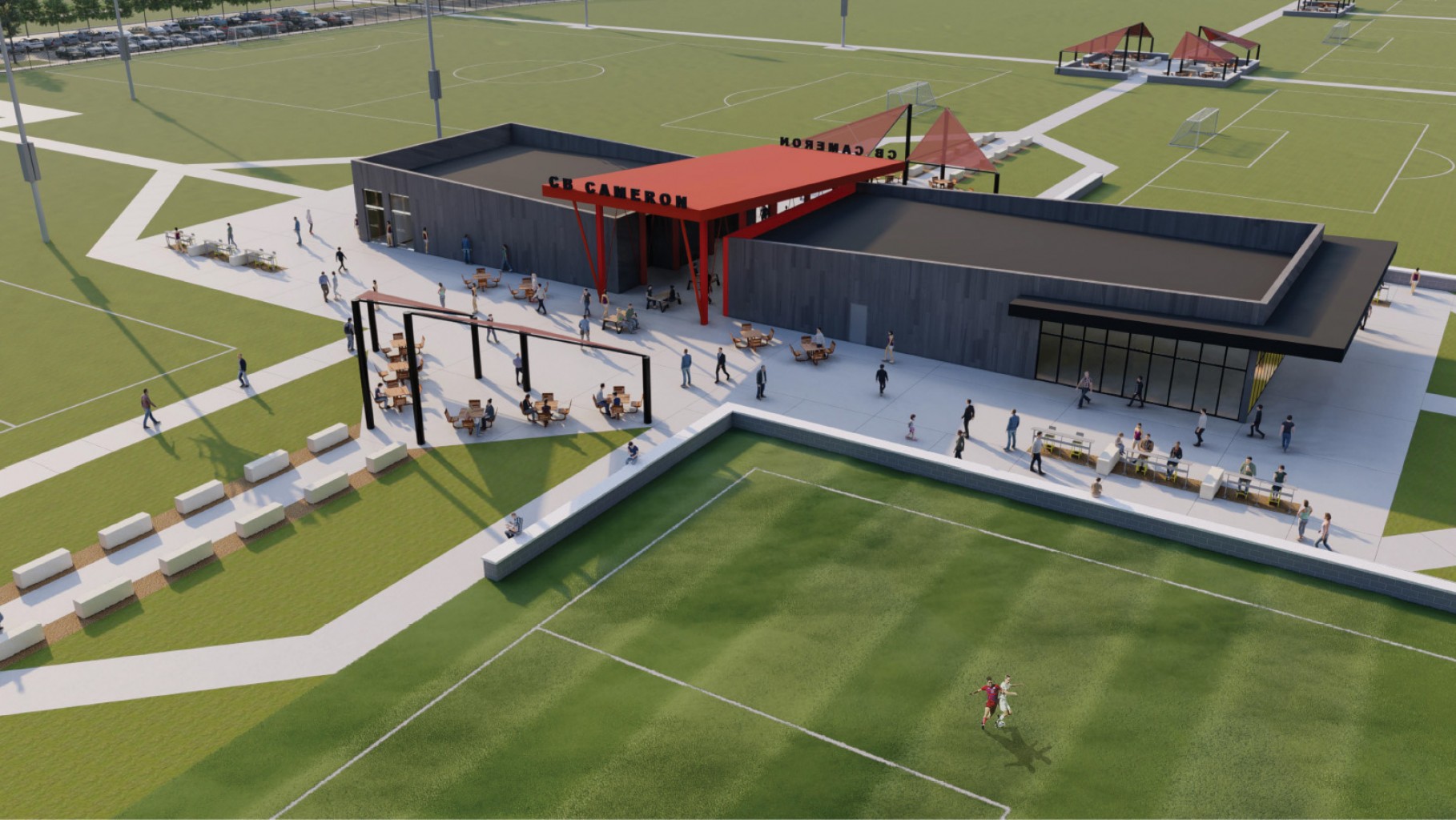 Mejoras a Complejos de Fútbol en Parques de MAPS 4