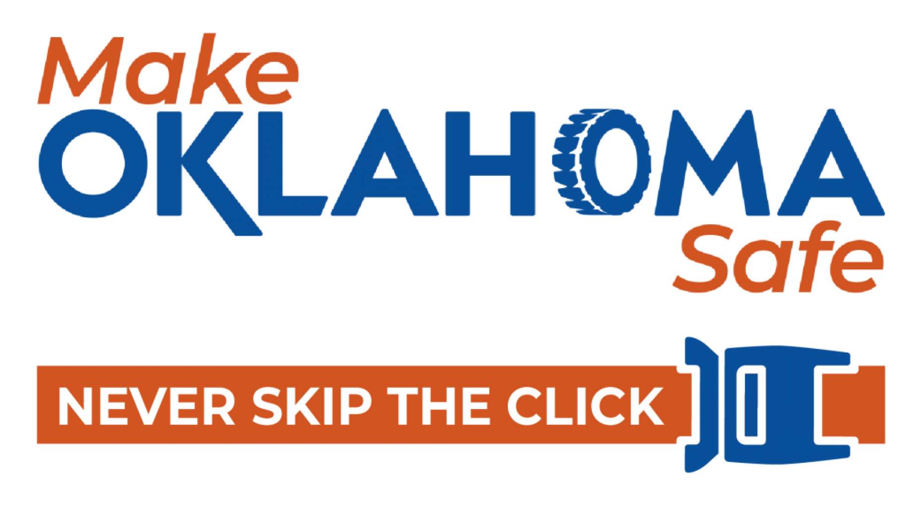 “Never Skip the Click” Campaña de seguridad del cinturón de Oklahoma