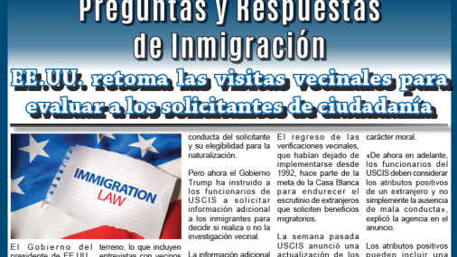 Preguntas y Respuestas de Inmigración Preguntas y Respuestas de Inmigración