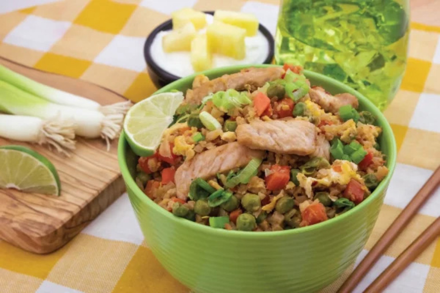 Receta de la Semana: Arroz con Coliflor y Cerdo Receta de la Semana: Arroz con Coliflor y Cerdo