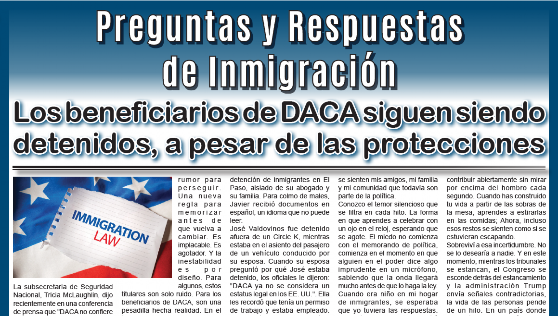 Preguntas y Respuestas de Inmigración