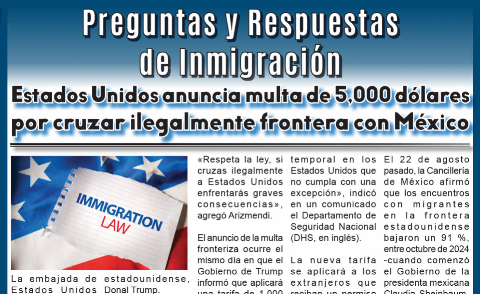 Preguntas y Respuestas de Inmigracion