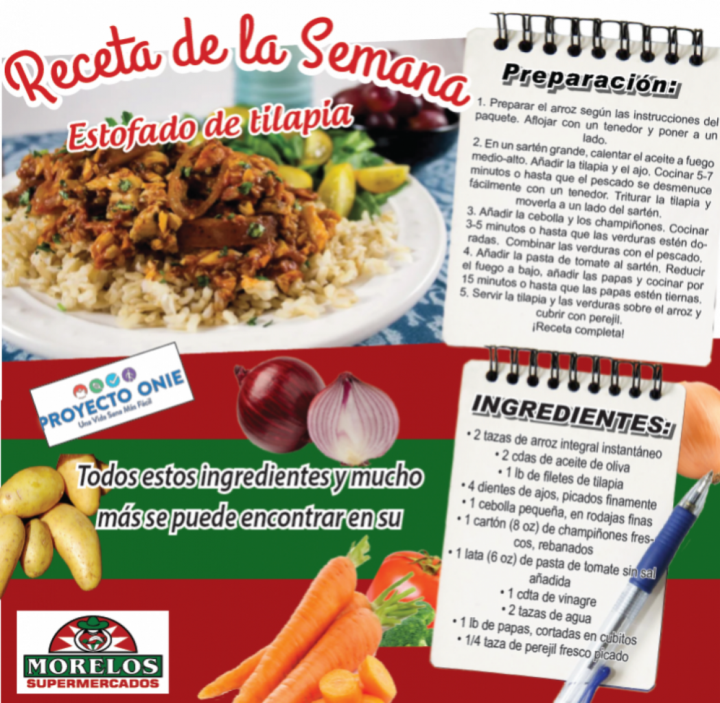 Receta de la Semana: Estofado de Tilapia