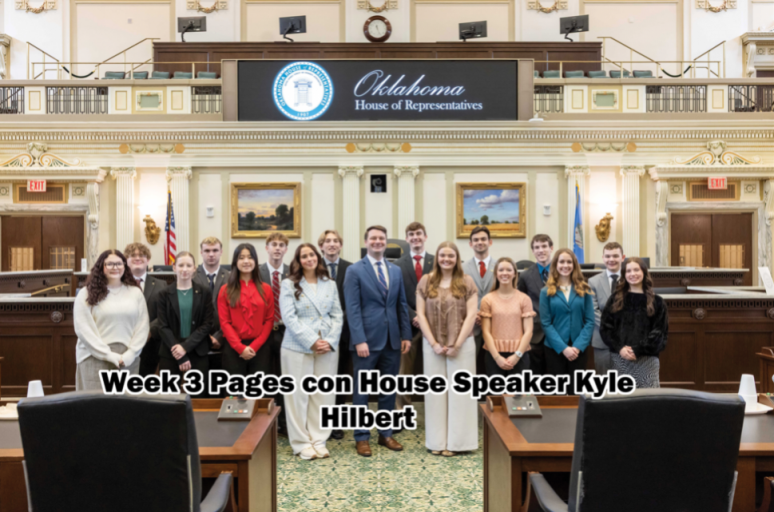 Futuros líderes en acción en el Capitolio