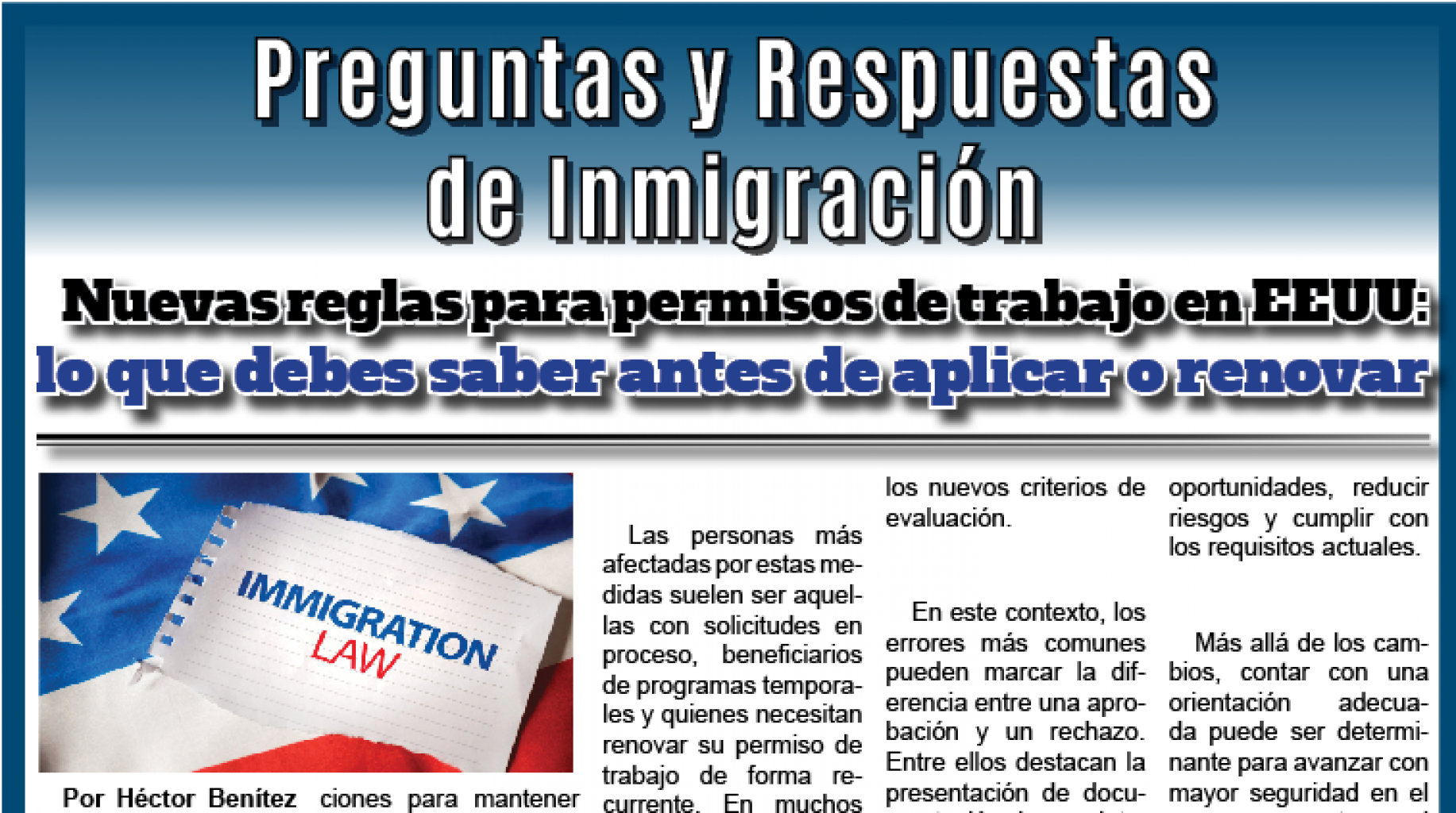 Preguntas y Respuestas de Inmigración