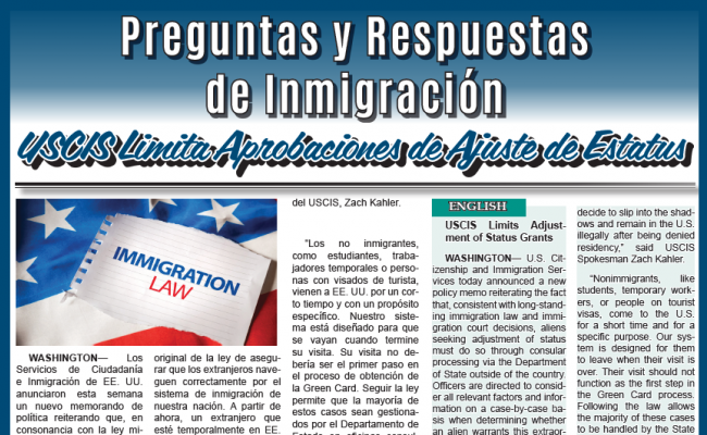 Preguntas y Respuestas de Inmigración