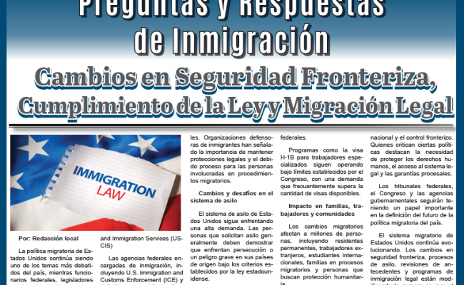 Preguntas y Respuestas de Inmigración