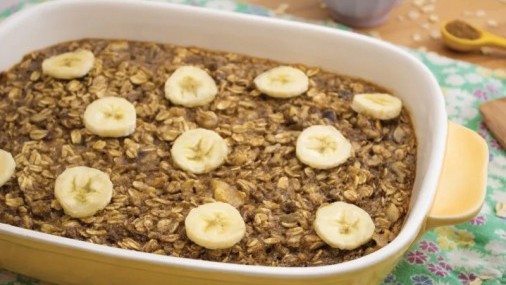 Receta de la Semana: Avena de Banana al Horno