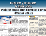 Políticas migratorias enfrentan nuevos  desafíos legales