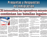 ICE intensifica los operativos mientras continúan las batallas legales
