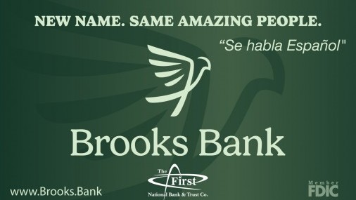 First National Bank & Trust Co. anuncia su nuevo nombre: Brooks Bank 